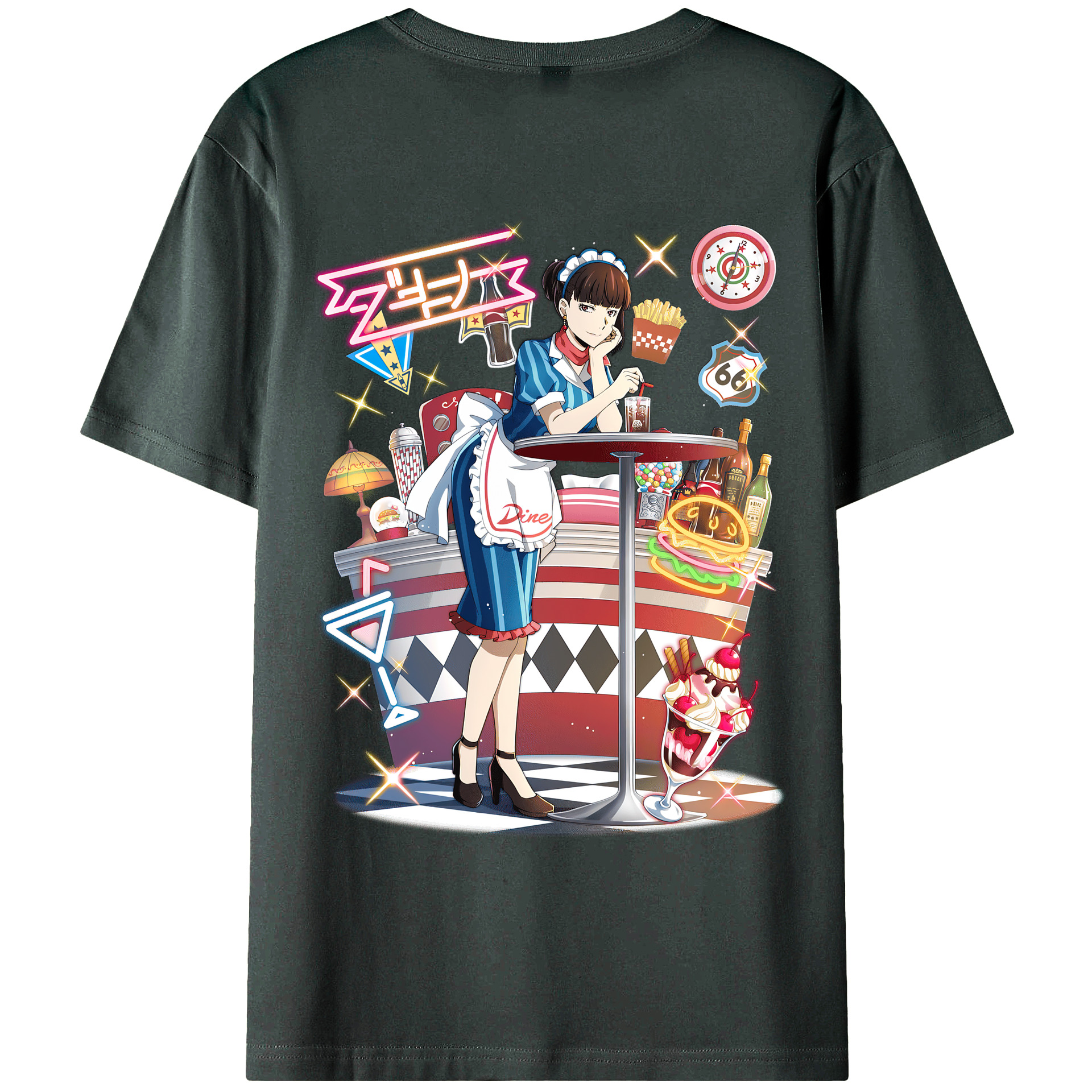 （画像用） 文豪ストレイドッグス Bungo Stray Dogs 綿100％ メンズ半袖Tシャツ（バックプリント） 通気性